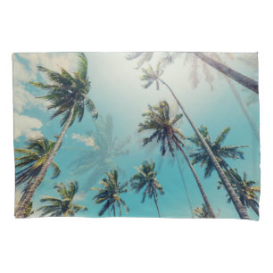 Funda De Cojín Paisaje de playa tropical de tranquilidad