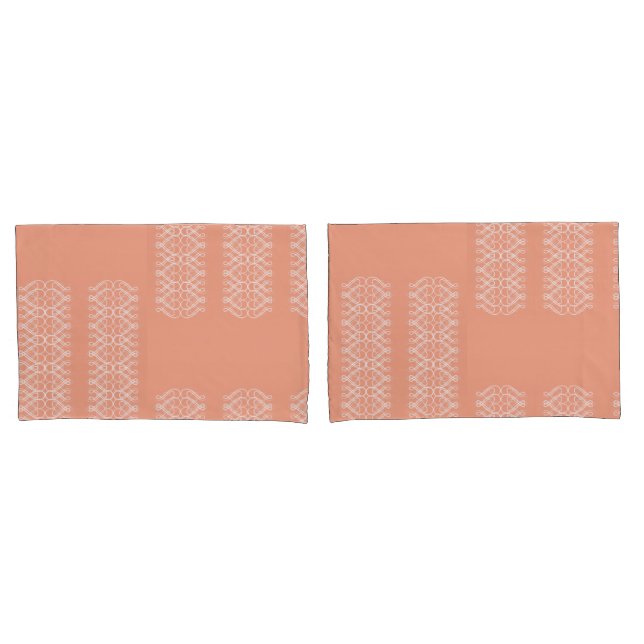 Funda De Cojín Pale Orange Pillowcase (Anverso - Set)