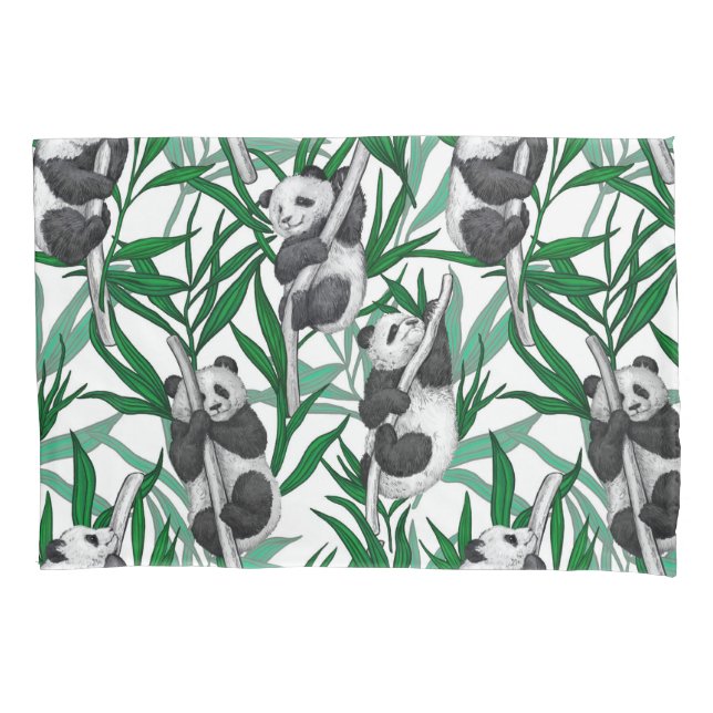 Funda De Cojín Panda cubs on (Anverso-izquierdo)