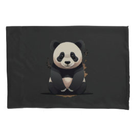 Funda De Cojín Panda Love Pillowcase