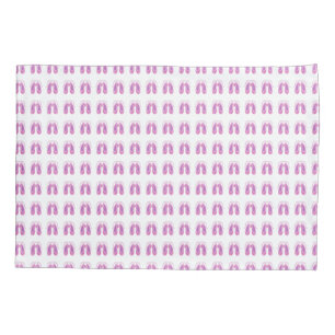 Funda De Cojín Pantuflas rosadas