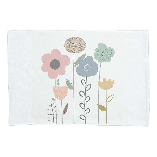 Funda De Cojín Papel de fondo de escritorio de Boho Floral Resume (Anverso)