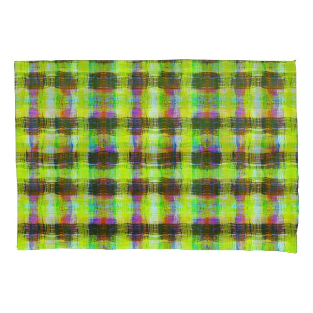 Funda De Cojín Papel pintado amarillo (Anverso-izquierdo)