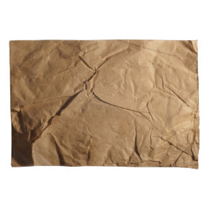 Funda De Cojín Papel reciclado: Textura ecológica.