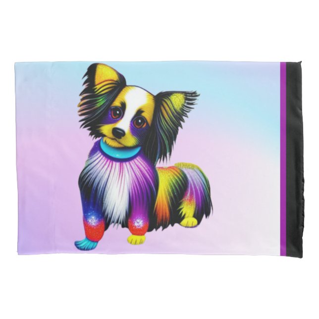 Funda De Cojín Papillion Pop Art Pastel (Anverso)