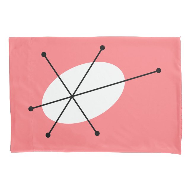 Funda De Cojín Par de almohadas rosadas Dazzle (Anverso-izquierdo)