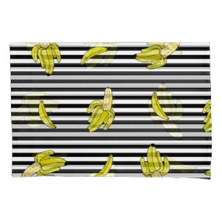 Funda De Cojín Parches de plátano personalizado: estilo retro.