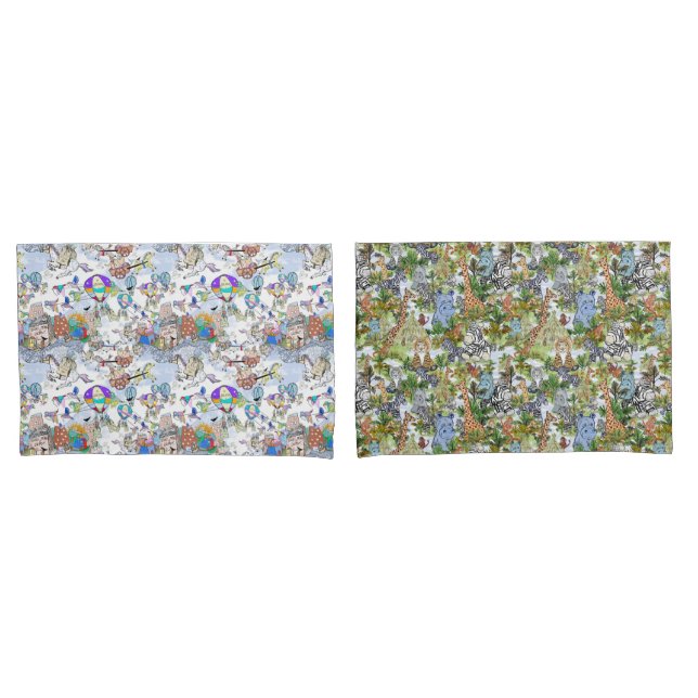 Funda De Cojín Pareja de almohada divertida para niños (Anverso - Set)