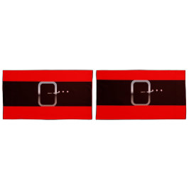 Funda De Cojín Pareja de almohadas de Santa Belly, rey