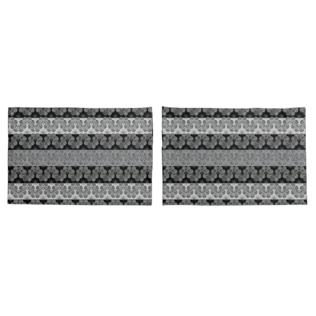 Funda De Cojín Pareja de almohadas Tonos grises (Reverso-Set)
