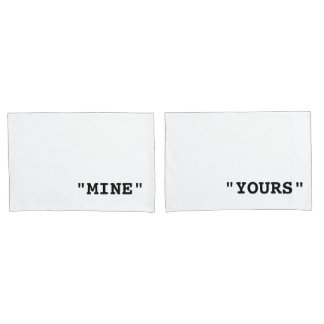 FUNDA DE COJÍN PAREJA DE TIPOGRAFÍAS MÍNIMAS Y TUYAS DE PILLOWCAS