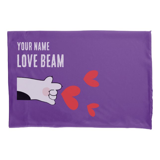 Funda De Cojín Pareja personalizado Set Love Beam (Anverso-izquierdo)