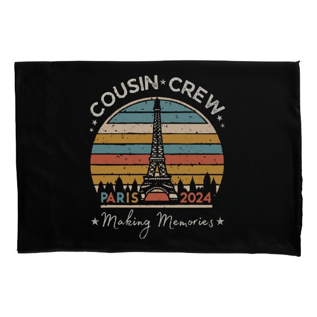 Funda De Cojín París Francia Creando Recuerdos 2024 (Anverso)