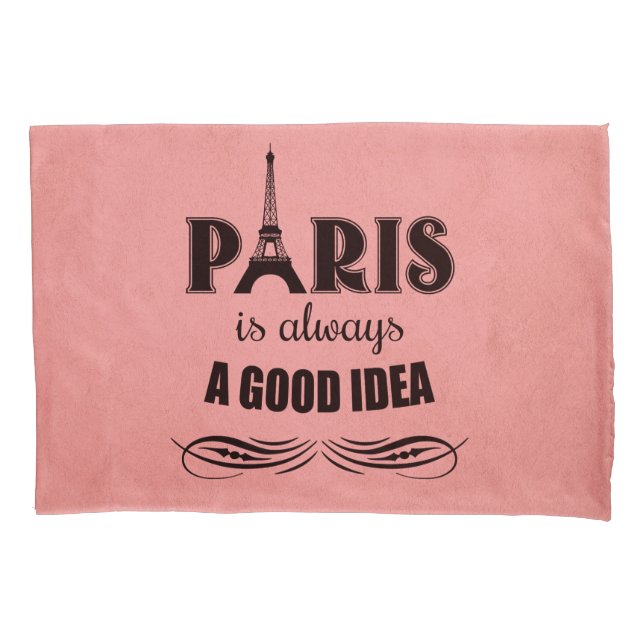 Funda De Cojín París siempre es una buena idea (Anverso)