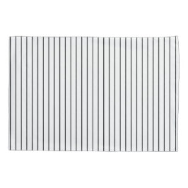 Funda De Cojín Pasillo rayado blanco negro