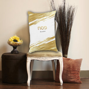 Funda De Cojín Passover Seder Gold Swash Pillowcase personalizado