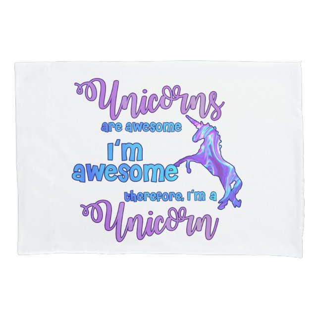 Funda De Cojín Pastel arcoiris soy unicornio (Anverso-izquierdo)