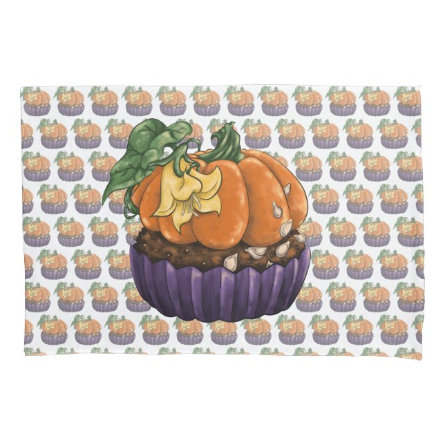 Funda De Cojín Pastel de calabaza (Anverso-izquierdo)