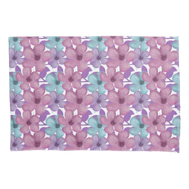 Funda De Cojín Pastel Floral Pattern (Anverso)