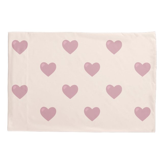 Funda De Cojín Pastel Love Hearts (Reverso)