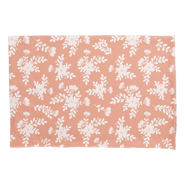 Funda De Cojín Pastel Peach Botanica (Anverso)