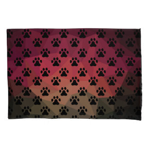 Funda De Cojín Pata de perro, huella animal, pie de gato