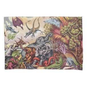 Funda De Cojín Patio prehistórico