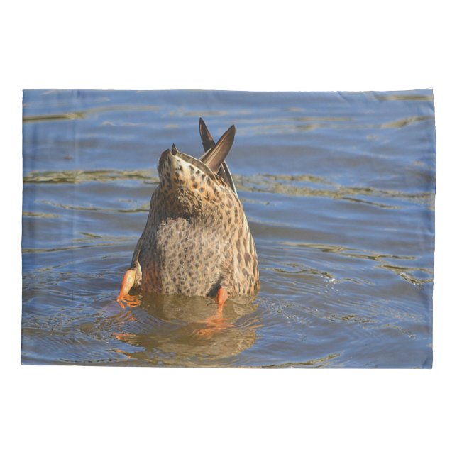 Funda De Cojín Pato de Dunking (Reverso)