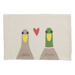 Funda De Cojín Patos de amor