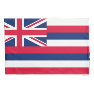 Funda De Cojín Patriota de impresión de bandera hawaiana