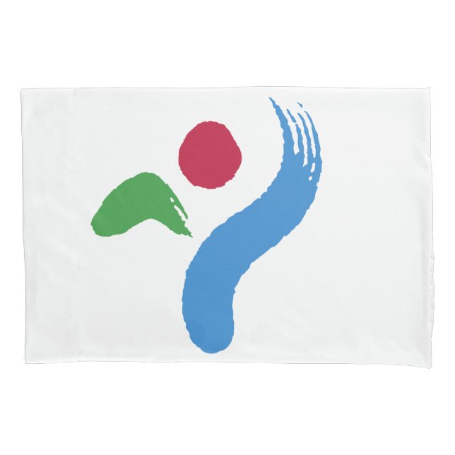 Funda De Cojín Patriotic Single Pillowcase with flag of Seoul (Anverso)