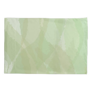 Funda De Cojín Patrón abstracto de acuarela verde, fresco y moder