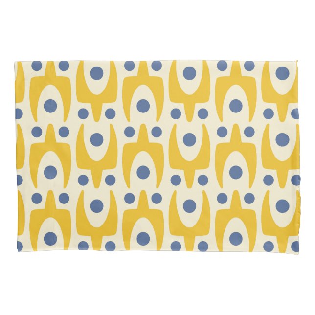 Funda De Cojín Patrón abstracto moderno de mediados de siglo (Anverso-izquierdo)