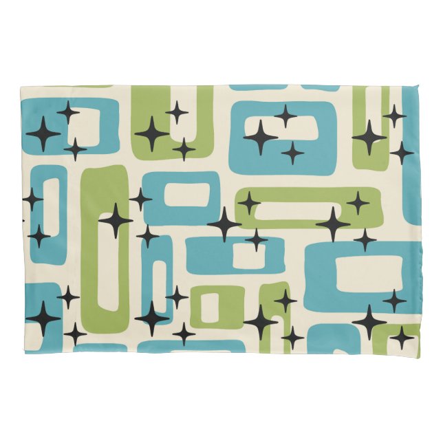 Funda De Cojín Patrón abstracto moderno de mediados de siglo (Anverso-izquierdo)