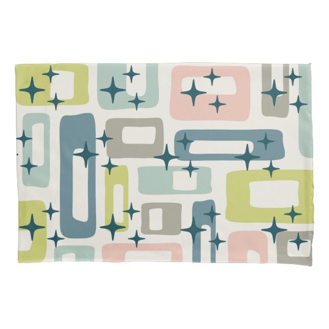 Funda De Cojín Patrón abstracto moderno del siglo medio retro (Anverso-izquierdo)