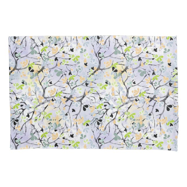 Funda De Cojín Patrón abstracto, patrón otoño (Anverso)