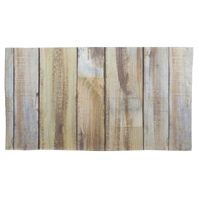 Funda De Cojín Patrón antiguo de planchas de madera templada (Anverso)