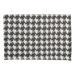 Funda De Cojín Patrón blanco negro de Houndstap