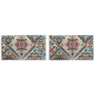 Funda De Cojín Patrón BOHO Pareja Tamaño Rey