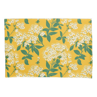 Funda De Cojín Patrón botánico de Elderflower