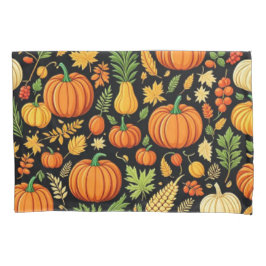 Funda De Cojín Patrón calabaza Día de cosecha Otoño