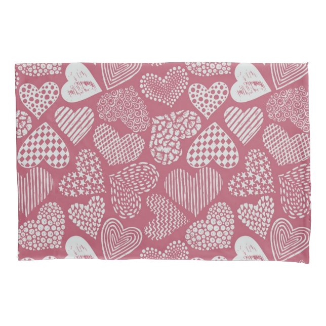 Funda De Cojín Patrón cardíaco (Anverso)
