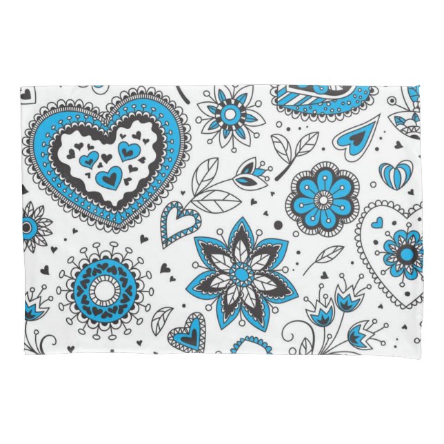 Funda De Cojín Patrón cardíaco (Anverso)