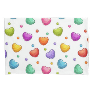 Funda De Cojín Patrón cardíaco