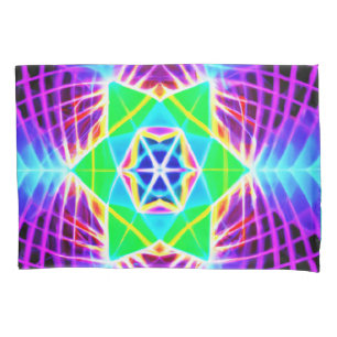 Funda De Cojín Patrón colorido y vivo