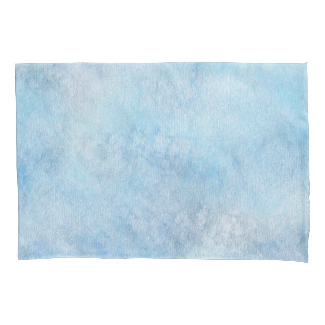 Funda De Cojín Patrón de agua azul (Anverso-izquierdo)