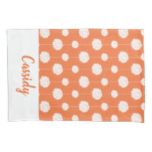 Patrón de animador naranja Pom Pom