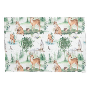 Funda De Cojín Patrón de animales de Woodland Baby