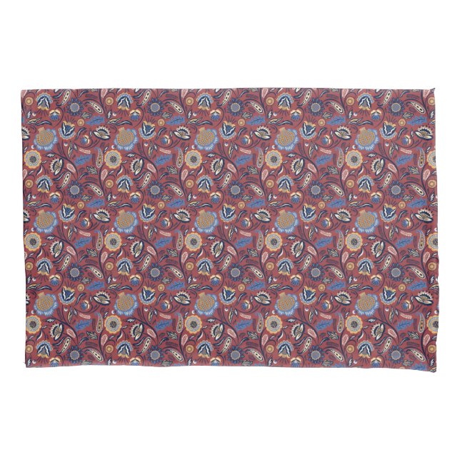 Funda De Cojín Patrón de Arte Popular  (Anverso)