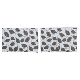 Funda De Cojín Patrón de aves de corral de Guinea